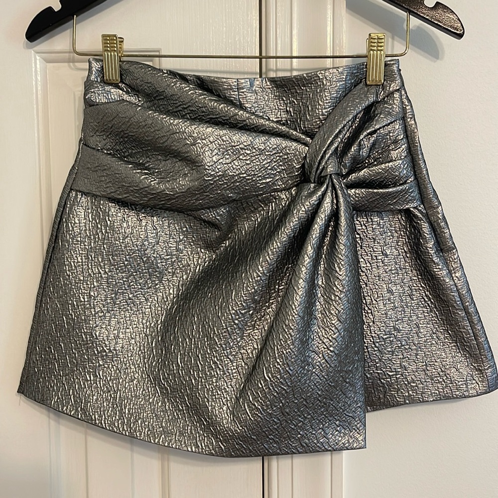 Zara Metallic Skort